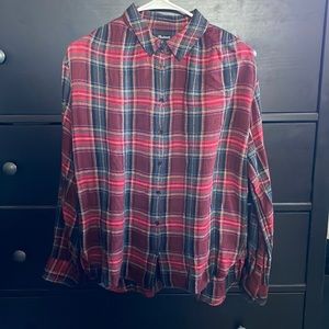 Madewell flannel shirt